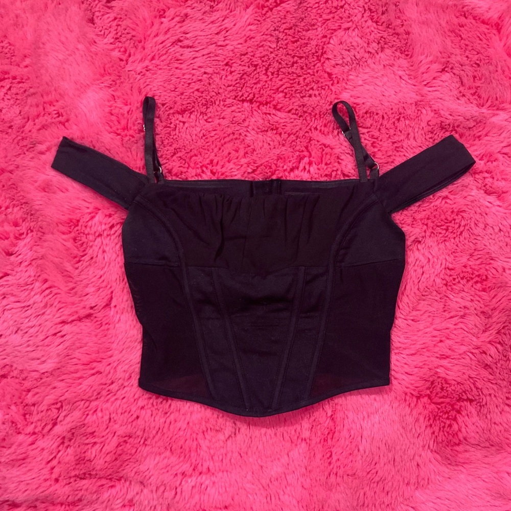 I AM GIA Black Corset Top - Picture 6 of 14
